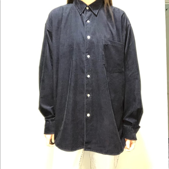 1990s Armani Exchange corduroy button up - Picture 5 of 5